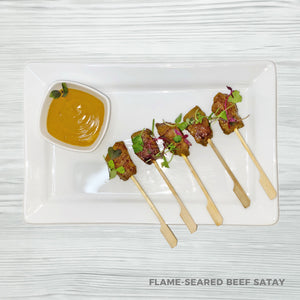 Flame-Seared Beef Satay
