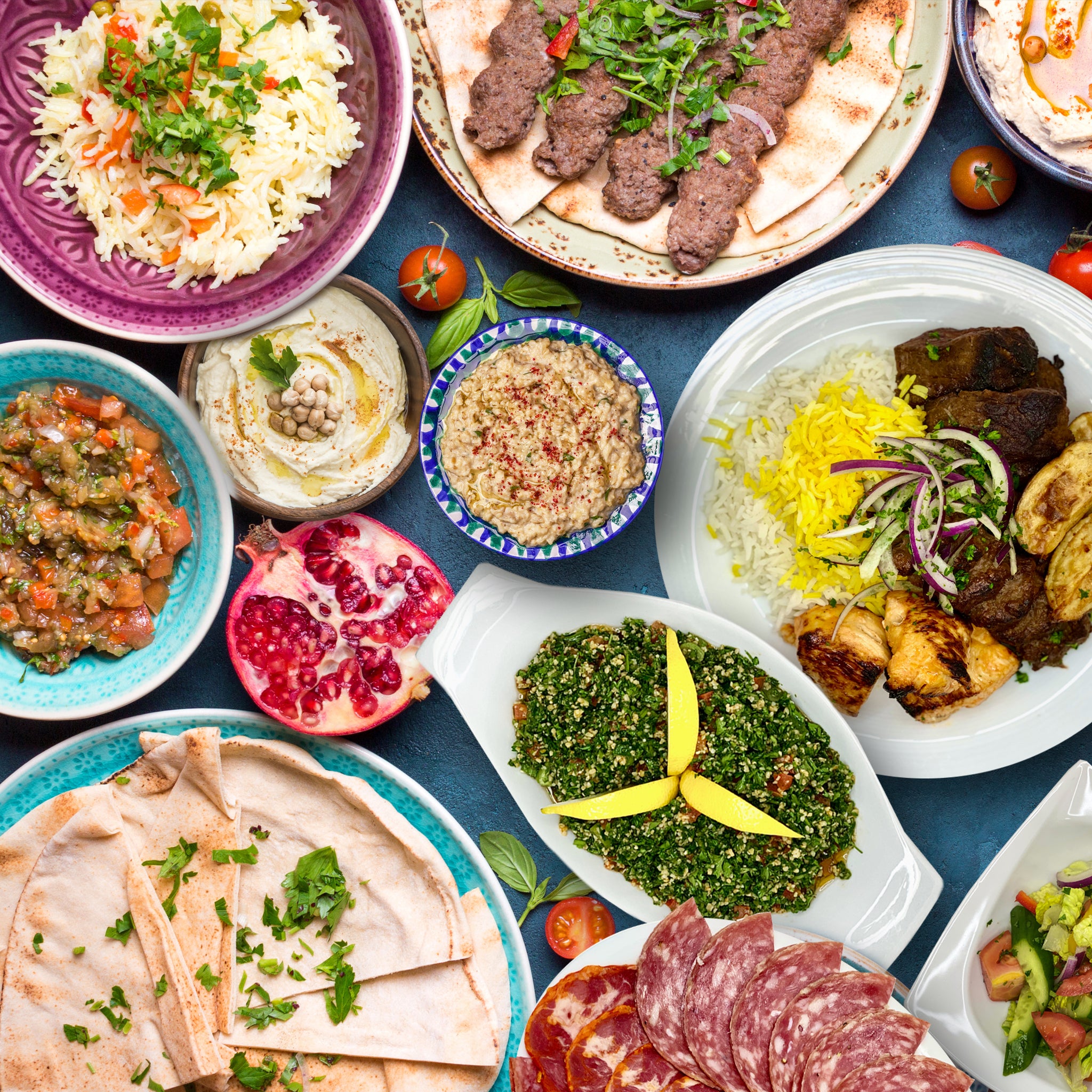Signature Middle Eastern Dinner Catering Package (Serves 10)