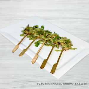 Yuzu Marinated Shrimp Skewers